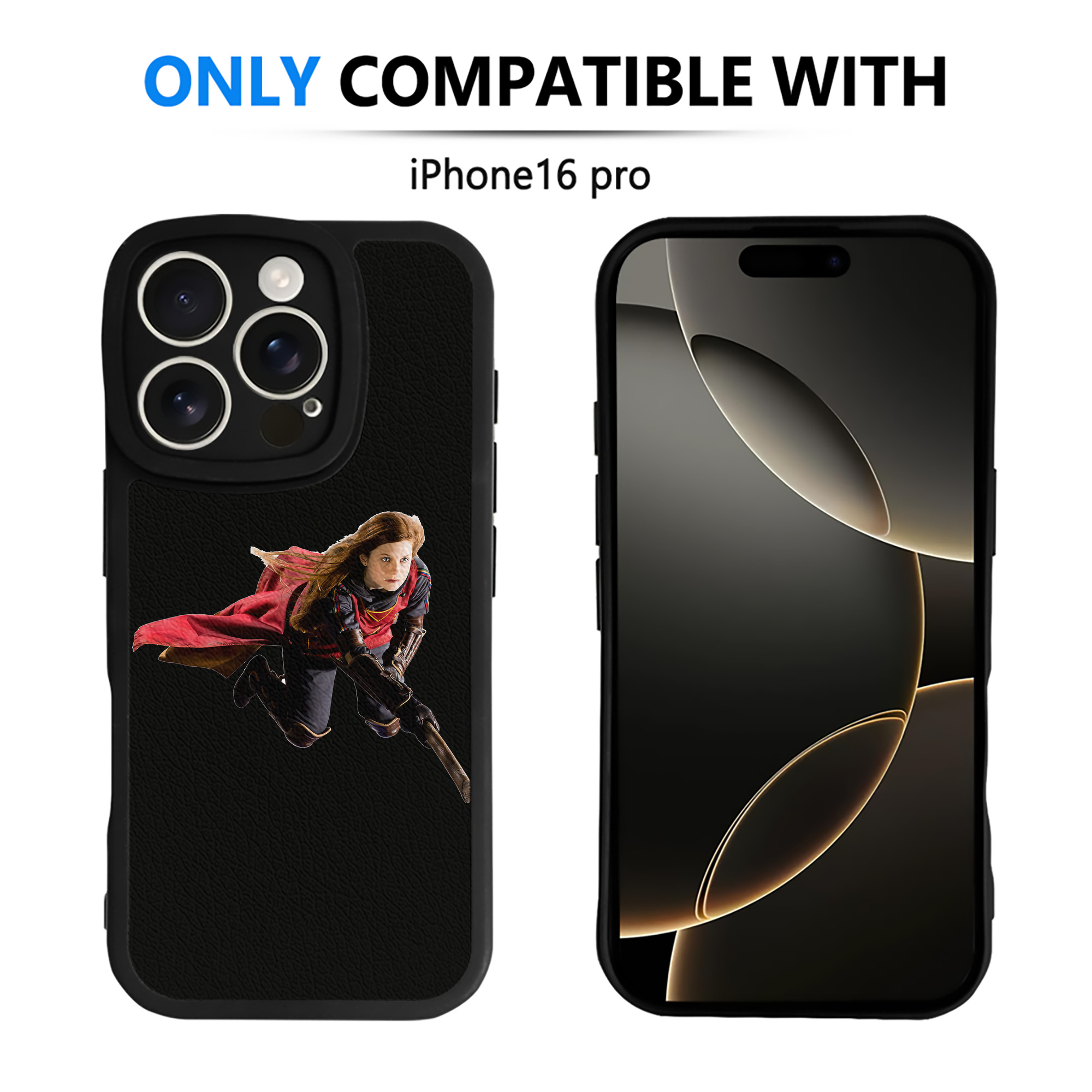 （画像用） Harry Potter ハリー・ポッターシリーズ 【iPhone 16シリーズ対応】シリコンスマホケース（レザー調） 材質：シリコン